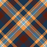 Tartan Plaid nahtlos Muster. Plaid Muster nahtlos. Vorlage zum Design Ornament. nahtlos Stoff Textur. vektor