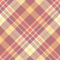 Tartan Plaid nahtlos Muster. Gingham Muster. Vorlage zum Design Ornament. nahtlos Stoff Textur. Illustration vektor