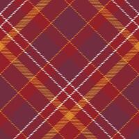 Tartan Plaid Muster nahtlos. Prüfer Muster. traditionell schottisch gewebte Stoff. Holzfäller Hemd Flanell Textil. Muster Fliese Swatch inbegriffen. vektor