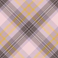 skott tartan pläd sömlös mönster, checker mönster. flanell skjorta tartan mönster. trendig plattor illustration för bakgrundsbilder. vektor