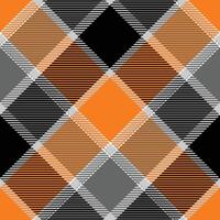 schottisch Tartan Plaid nahtlos Muster, Prüfer Muster. traditionell schottisch gewebte Stoff. Holzfäller Hemd Flanell Textil. Muster Fliese Swatch inbegriffen. vektor