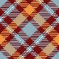 Tartan nahtlos Muster. Süss Pastell- kariert Muster Vorlage zum Design Ornament. nahtlos Stoff Textur. vektor