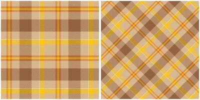 Tartan nahtlos Muster. schottisch Plaid, Flanell Hemd Tartan Muster. modisch Fliesen zum Tapeten. vektor