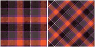 kariert Muster nahtlos. Prüfer Muster nahtlos Tartan Illustration einstellen zum Schal, Decke, andere modern Frühling Sommer- Herbst Winter Urlaub Stoff drucken. vektor