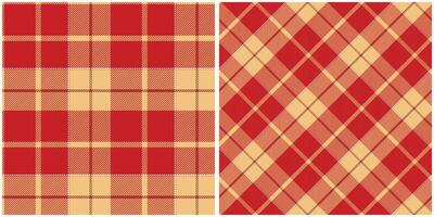 kariert Muster nahtlos. Tartan nahtlos Muster traditionell schottisch gewebte Stoff. Holzfäller Hemd Flanell Textil. Muster Fliese Swatch inbegriffen. vektor