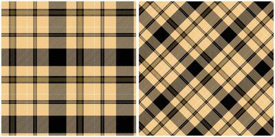 kariert Muster nahtlos. Tartan nahtlos Muster nahtlos Tartan Illustration einstellen zum Schal, Decke, andere modern Frühling Sommer- Herbst Winter Urlaub Stoff drucken. vektor