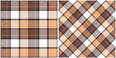 kariert Muster nahtlos. Tartan Plaid nahtlos Muster. nahtlos Tartan Illustration einstellen zum Schal, Decke, andere modern Frühling Sommer- Herbst Winter Urlaub Stoff drucken. vektor