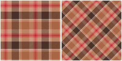 Plaid Muster nahtlos. Tartan Plaid nahtlos Muster. Vorlage zum Design Ornament. nahtlos Stoff Textur. vektor