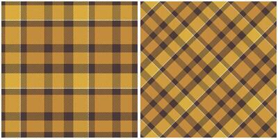 Plaid Muster nahtlos. abstrakt prüfen Plaid Muster traditionell schottisch gewebte Stoff. Holzfäller Hemd Flanell Textil. Muster Fliese Swatch inbegriffen. vektor