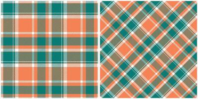 Tartan Muster nahtlos. Süss Plaid Muster Flanell Hemd Tartan Muster. modisch Fliesen zum Tapeten. vektor