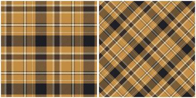 Plaid Muster nahtlos. Schachbrett Muster Vorlage zum Design Ornament. nahtlos Stoff Textur. vektor