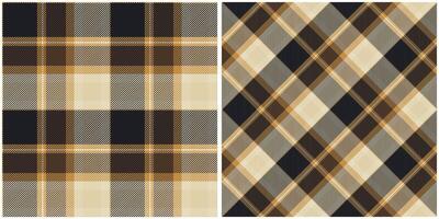 Plaid Muster nahtlos. Schachbrett Muster zum Schal, Kleid, Rock, andere modern Frühling Herbst Winter Mode Textil- Design. vektor