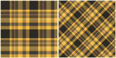 Plaid Muster nahtlos. schottisch Plaid, traditionell schottisch gewebte Stoff. Holzfäller Hemd Flanell Textil. Muster Fliese Swatch inbegriffen. vektor