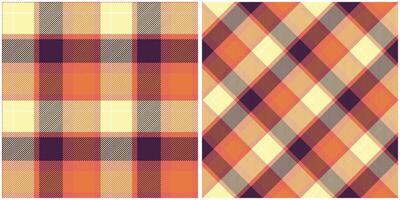 Tartan Muster nahtlos. Pastell- Gingham Muster traditionell Pastell- schottisch gewebte Stoff. Holzfäller Hemd Flanell Textil. Muster Fliese Swatch inbegriffen. vektor