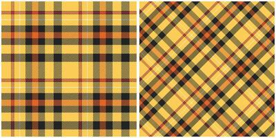 Plaid Muster nahtlos. Tartan Plaid nahtlos Muster. traditionell schottisch gewebte Stoff. Holzfäller Hemd Flanell Textil. Muster Fliese Swatch inbegriffen. vektor