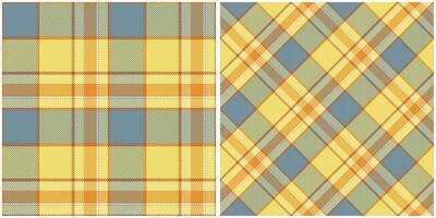 Plaid Muster nahtlos. abstrakt prüfen Plaid Muster traditionell schottisch gewebte Stoff. Holzfäller Hemd Flanell Textil. Muster Fliese Swatch inbegriffen. vektor