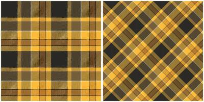 Plaid Muster nahtlos. klassisch Plaid Tartan Vorlage zum Design Ornament. nahtlos Stoff Textur. vektor