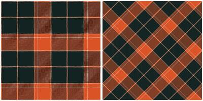 schottisch Tartan Muster. Schachbrett Muster traditionell schottisch gewebte Stoff. Holzfäller Hemd Flanell Textil. Muster Fliese Swatch inbegriffen. vektor