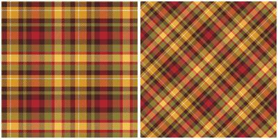 schottisch Tartan Muster. klassisch schottisch Tartan Design. traditionell schottisch gewebte Stoff. Holzfäller Hemd Flanell Textil. Muster Fliese Swatch inbegriffen. vektor