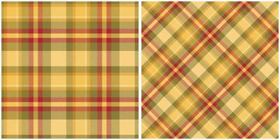 schottisch Tartan Muster. klassisch schottisch Tartan Design. nahtlos Tartan Illustration einstellen zum Schal, Decke, andere modern Frühling Sommer- Herbst Winter Urlaub Stoff drucken. vektor