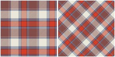 schottisch Tartan nahtlos Muster. kariert Muster nahtlos Vorlage zum Design Ornament. nahtlos Stoff Textur. vektor