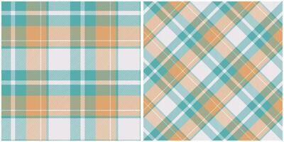 schottisch Tartan nahtlos Muster. schottisch Plaid, Vorlage zum Design Ornament. nahtlos Stoff Textur. vektor