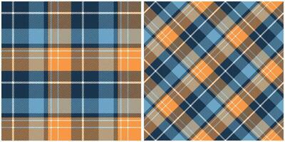 tartan pläd sömlös mönster. pläd mönster sömlös. traditionell skott vävd tyg. skogsarbetare skjorta flanell textil. mönster bricka swatch ingår. vektor