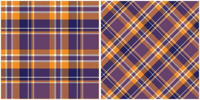 Tartan Plaid nahtlos Muster. Prüfer Muster. Vorlage zum Design Ornament. nahtlos Stoff Textur. vektor