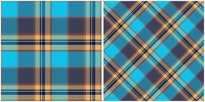 Tartan Plaid nahtlos Muster. Gingham Muster. Flanell Hemd Tartan Muster. modisch Fliesen zum Tapeten. vektor