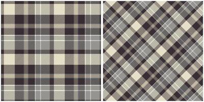 klassisch schottisch Tartan Design. Plaid Muster nahtlos. nahtlos Tartan Illustration einstellen zum Schal, Decke, andere modern Frühling Sommer- Herbst Winter Urlaub Stoff drucken. vektor