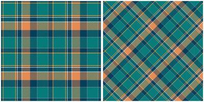 klassisch schottisch Tartan Design. Gingham Muster. nahtlos Tartan Illustration einstellen zum Schal, Decke, andere modern Frühling Sommer- Herbst Winter Urlaub Stoff drucken. vektor