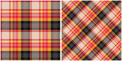 klassisk skott tartan design. abstrakt kolla upp pläd mönster. traditionell skott vävd tyg. skogsarbetare skjorta flanell textil. mönster bricka swatch ingår. vektor