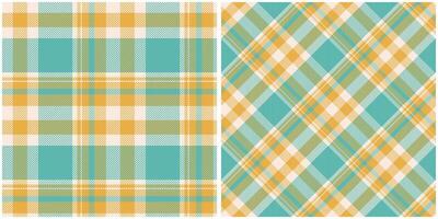 Tartan Plaid nahtlos Muster. Plaid Muster nahtlos. Vorlage zum Design Ornament. nahtlos Stoff Textur. Illustration vektor