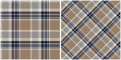 Tartan Plaid nahtlos Muster. kariert Muster nahtlos. Flanell Hemd Tartan Muster. modisch Fliesen Illustration zum Tapeten. vektor