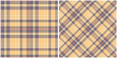 Tartan Plaid nahtlos Muster. klassisch Plaid Schottenstoff. traditionell schottisch gewebte Stoff. Holzfäller Hemd Flanell Textil. Muster Fliese Swatch inbegriffen. vektor