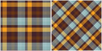 tartan pläd sömlös mönster. traditionell skott rutig bakgrund. traditionell skott vävd tyg. skogsarbetare skjorta flanell textil. mönster bricka swatch ingår. vektor