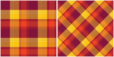 tartan pläd sömlös mönster. abstrakt kolla upp pläd mönster. traditionell skott vävd tyg. skogsarbetare skjorta flanell textil. mönster bricka swatch ingår. vektor