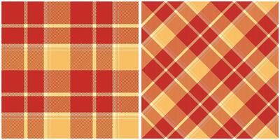 Tartan Plaid Muster nahtlos. Gingham Muster. traditionell schottisch gewebte Stoff. Holzfäller Hemd Flanell Textil. Muster Fliese Swatch inbegriffen. vektor