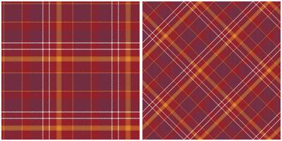 tartan pläd mönster sömlös. checker mönster. traditionell skott vävd tyg. skogsarbetare skjorta flanell textil. mönster bricka swatch ingår. vektor