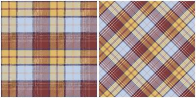 tartan pläd mönster sömlös. skott pläd, traditionell skott vävd tyg. skogsarbetare skjorta flanell textil. mönster bricka swatch ingår. vektor