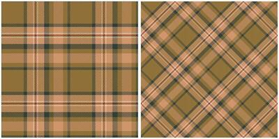 Tartan Plaid Muster nahtlos. klassisch schottisch Tartan Design. Flanell Hemd Tartan Muster. modisch Fliesen Illustration zum Tapeten. vektor