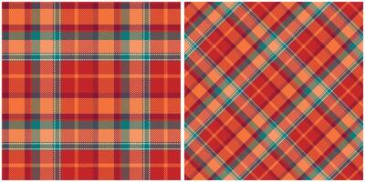 schottisch Tartan Plaid nahtlos Muster, Gingham Muster. traditionell schottisch gewebte Stoff. Holzfäller Hemd Flanell Textil. Muster Fliese Swatch inbegriffen. vektor