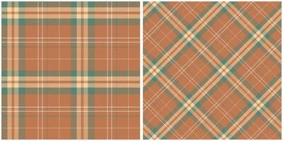 schottisch Tartan Plaid nahtlos Muster, klassisch Plaid Schottenstoff. nahtlos Tartan Illustration einstellen zum Schal, Decke, andere modern Frühling Sommer- Herbst Winter Urlaub Stoff drucken. vektor