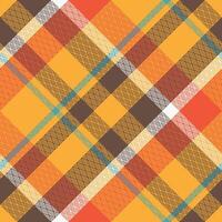 Tartan Muster nahtlos. Süss Prüfer Muster Vorlage zum Design Ornament. nahtlos Stoff Textur. vektor