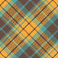 Tartan Muster nahtlos. Süss Schachbrett Muster nahtlos Tartan Illustration einstellen zum Schal, Decke, andere modern Frühling Sommer- Herbst Winter Urlaub Stoff drucken. vektor