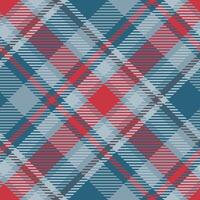 Tartan nahtlos Muster. schottisch Plaid, Vorlage zum Design Ornament. nahtlos Stoff Textur. vektor