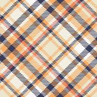 kariert Muster nahtlos. abstrakt prüfen Plaid Muster Flanell Hemd Tartan Muster. modisch Fliesen zum Tapeten. vektor