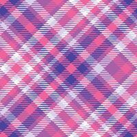 Plaid Muster nahtlos. schottisch Tartan Muster Flanell Hemd Tartan Muster. modisch Fliesen zum Tapeten. vektor