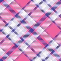 Plaid Muster nahtlos. klassisch Plaid Tartan traditionell schottisch gewebte Stoff. Holzfäller Hemd Flanell Textil. Muster Fliese Swatch inbegriffen. vektor