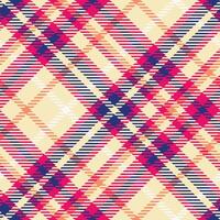 Plaid Muster nahtlos. Tartan Plaid nahtlos Muster. Vorlage zum Design Ornament. nahtlos Stoff Textur. vektor